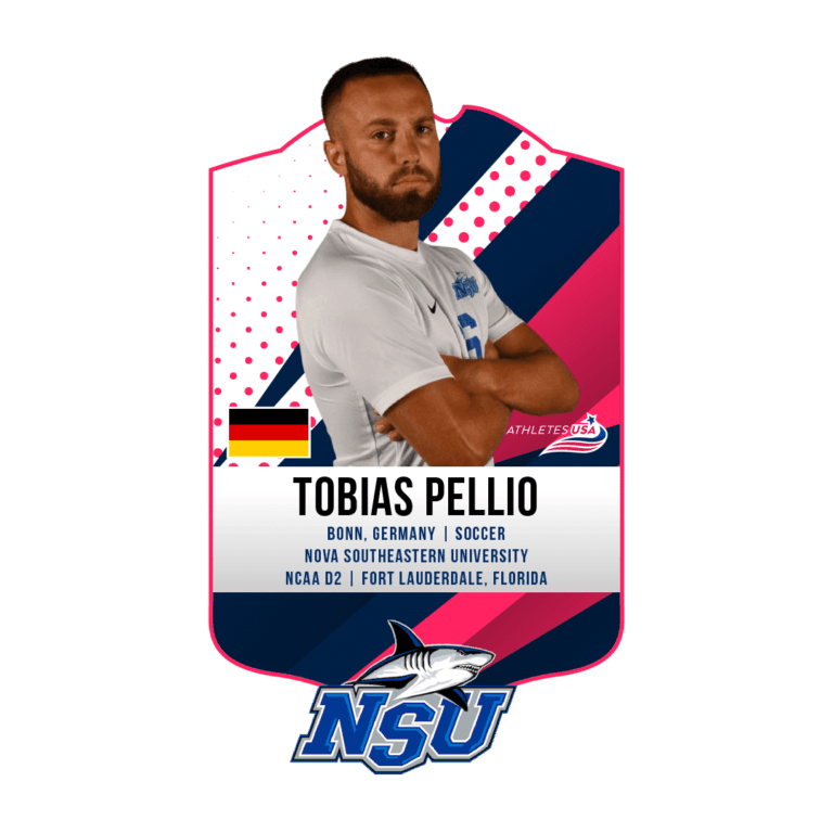 Tobias Pellio - Fußball Sportstipendium